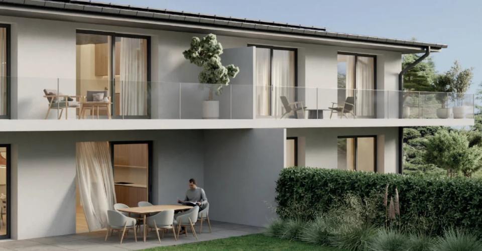 Appartement neuf à Lutry avec jardin