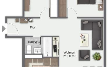 Apartment 3 rooms - image - 8