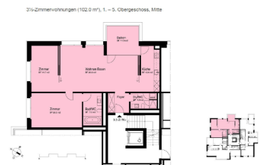 Wohnung 3.5 Zimmer - image - 9