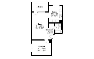 Wohnung 2.5 Zimmer - image - 7