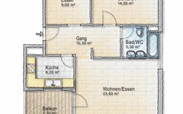 Apartment 3 rooms - image - 8