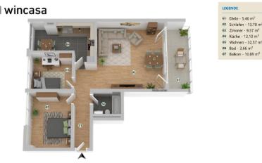 Apartment 3.5 rooms - image - 10