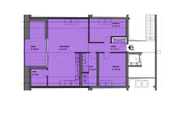 Roof flat 3.5 rooms - image - 2