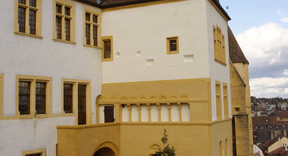 L’aile romane du Château, la plus ancienne, a été restaurée en deux temps