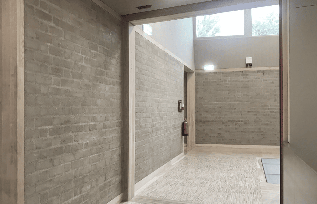 Parois en Terrabloc dans une école à Genève.