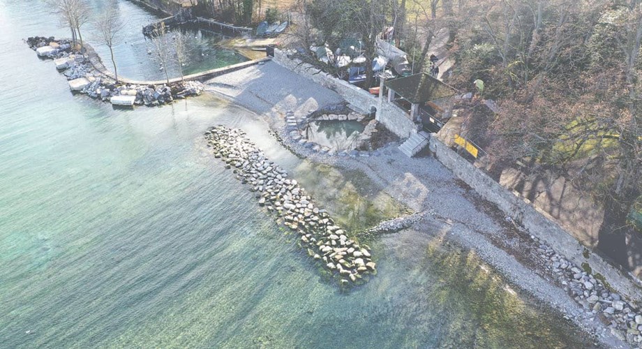 La plage «de la Console» offre un espace de 130 mètres destiné à la détente et à la pêche. La plage «de la Console» offre un espace de 130 mètres destiné à la détente et à la pêche.