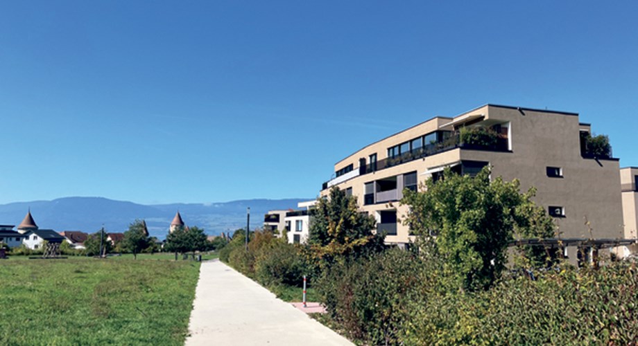 Ce mégaprojet borde le centre historique d'Estavayer-le-Lac Ce mégaprojet borde le centre historique d'Estavayer-le-Lac