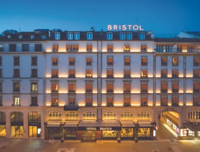 Le Bristol à Genève a été rénové dans un style Art déco.