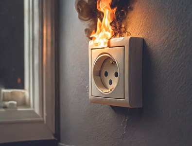 Un système électrique défaillant est la première cause connue de dommage des bâtiments lors d'un incendie (26%).