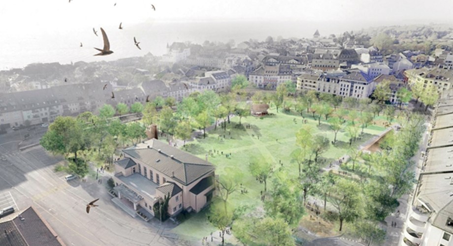 L’ambition est de permettre à la population de bénéficier d’un nouvel espace public en plein centre-ville, en aménageant le stationnement dans un parking souterrain L’ambition est de permettre à la population de bénéficier d’un nouvel espace public en plein centre-ville, en aménageant le stationnement dans un parking souterrain
