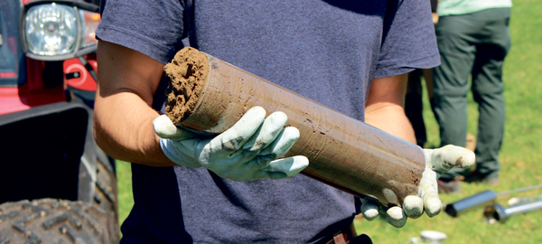 Des mesures dans le sol du secteur en développement de Chamblioux- Bertigny ont été effectuées afin de valider les recherches du laboratoire LASOL.