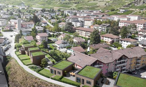 "ROCHER EN VILLE" 6 VILLAS DE STANDING AU COEUR DE SION
