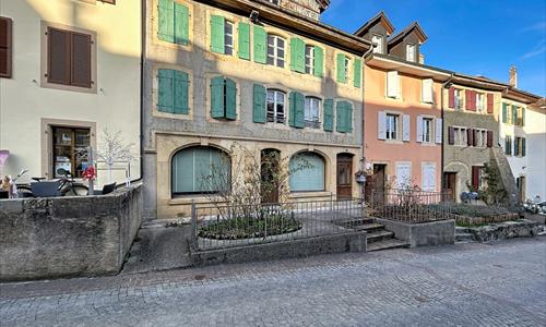 Immeuble de 3 niveaux plus combles avec de très beaux jardins.