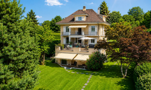Villa de maître 13 pièces avec appartement indépendant, vue lac et montagnes