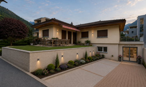 Maison individuelle avec possibilité d'activité indépendante et grande terrasse