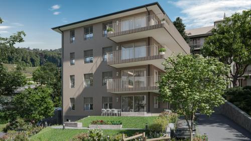 Appartement neuf en attique avec grand balcon, confort et lumière