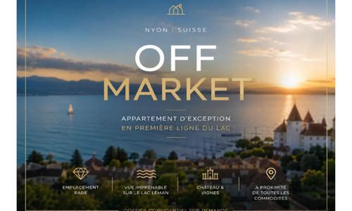 À vendre à Nyon ? Entre Lac et Château