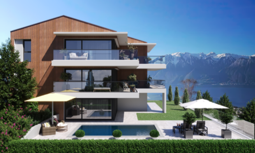 3 Appartements de standing à 3 minutes de Vevey