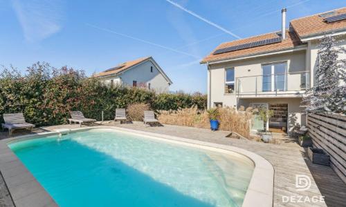 À 8 min de Versoix - maison de 2016 avec piscine, au calme et technique moderne