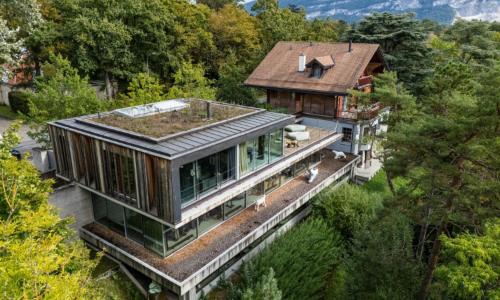 Maison d'architecte à Conches, entre nature, lumière et vue panoramiqu