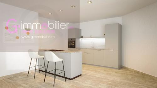 Monthey- nouvelle construction - 4.5 pièces de 121m2 au 2ème étage