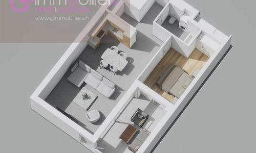Nouvelle construction à Monthey -Appartements contemporains au coeur du quartier sous gare — photo 5