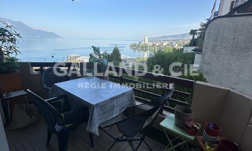 Appartement de 2 pièces au 2ème étage avec vue sur le lac