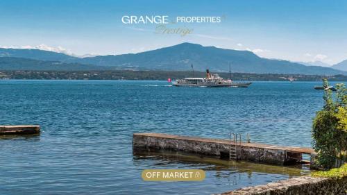 Propriété d'exception pieds dans l'eau proche de Nyon