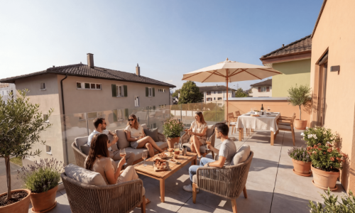 Attique en duplex au centre d'Yverdon