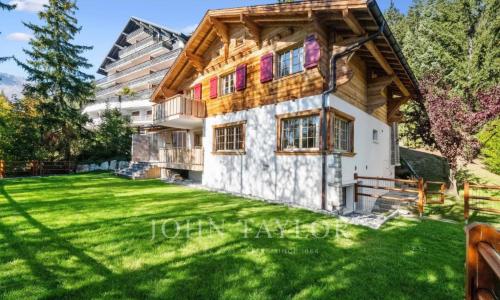Location :  Chalet Cocooning au centre de Crans