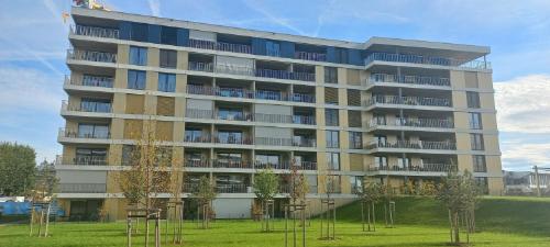 Dans un bâtiment moderne