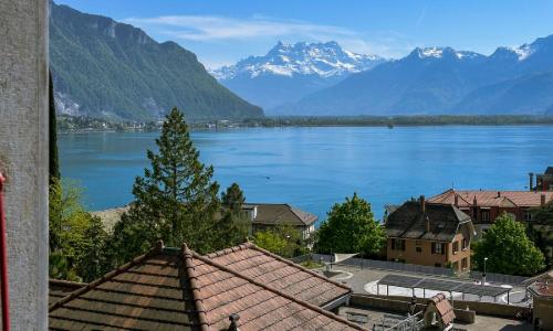Appartement de 2,5p en Duplex avec vue lac & Dents du Midi