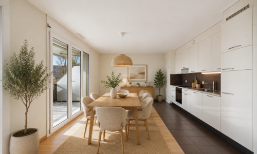 Exclusivité : attique traversant de 5 pièces avec généreuse terrasse et balcon — photo 2