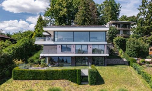 Villa contemporaine d'exception avec vue panoramique sur le lac Léman
