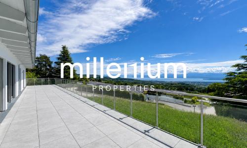 Villa d'exception avec vue panoramique sur le lac Léman et les Alpes