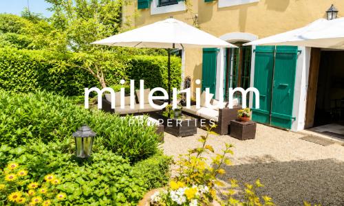 Appartement duplex de charme en rez-de-jardin au Château Barillet —Satigny