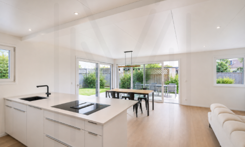 Magnifique maison jumelée contemporaine construction bois de 4,5 pièces avec terrasse et jardin privatif !