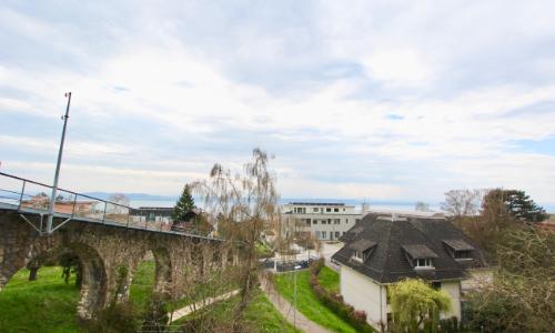 Maison d'architecte familiale avec terrasse, jardin et vue sur le lac — photo 5