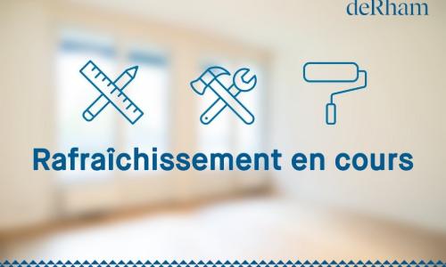Joli appartement de 1 pièce proche du lac en cours de rafraîchissement