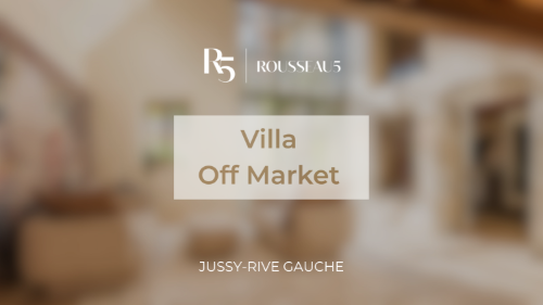 Une propriété rare au coeur du village de Jussy
