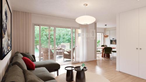 Lumineux appartement traversant de 3 pièces