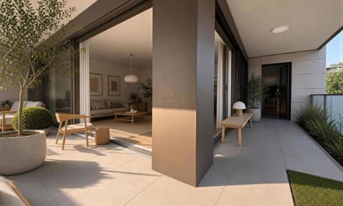 Appartement lumineux avec vaste terrasse au coeur de La Gradelle