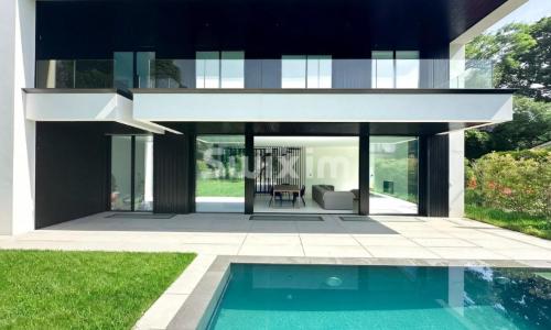 Maison d'architecte contemporaine à Chêne-Bougeries