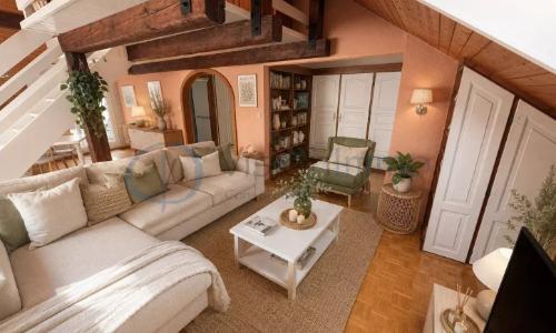 Attique plein de charme au coeur du village de Bernex