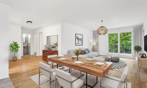 3.5 pièces entièrement rénové dans quartier calme